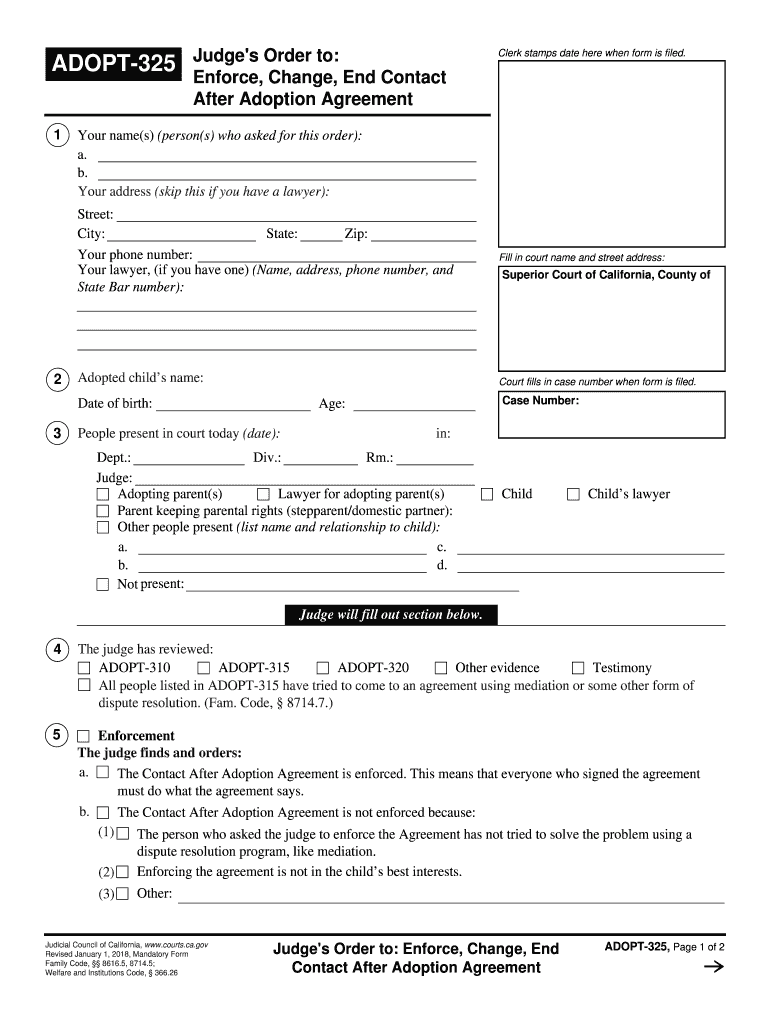  Petition for Substituted Judgment California 2018-2024