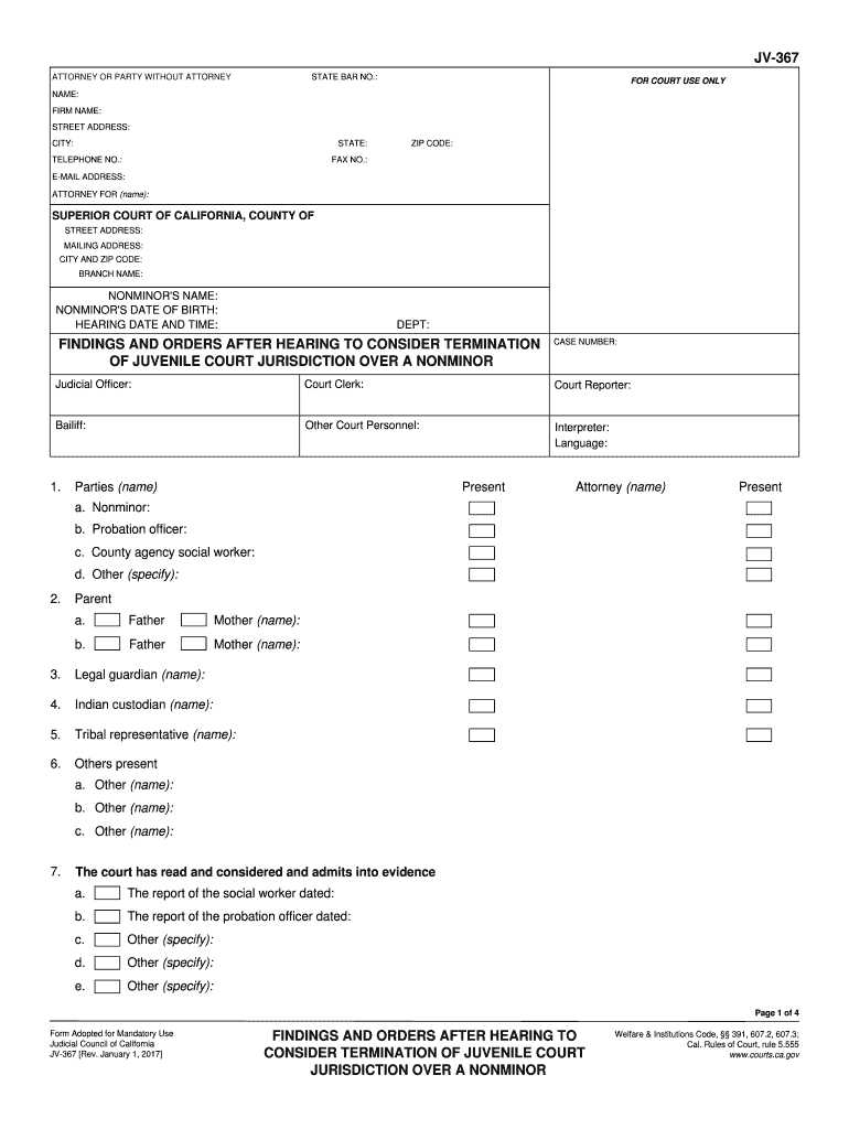  Jv 367  Form 2017