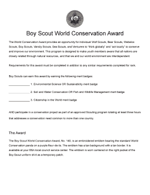  Conservation Award 2016-2024
