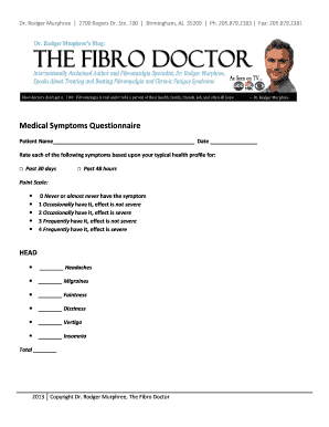 Rodger Purphree Survey  Form