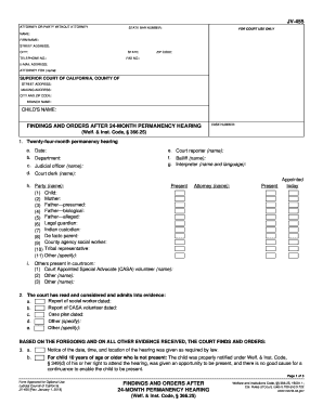  Findings Orders 24 Month 2018-2024