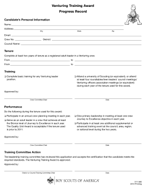  Candidates Personal Information 2012-2024