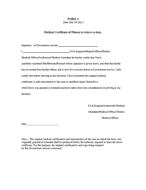 Form No 4 See Rule 23 3