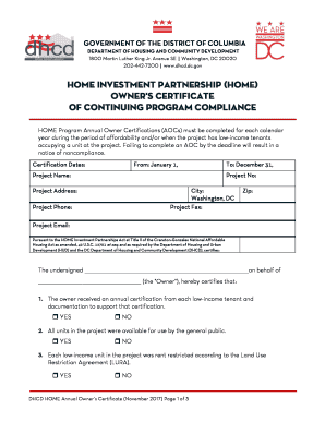 Inclusionary Zoning Dc  Form
