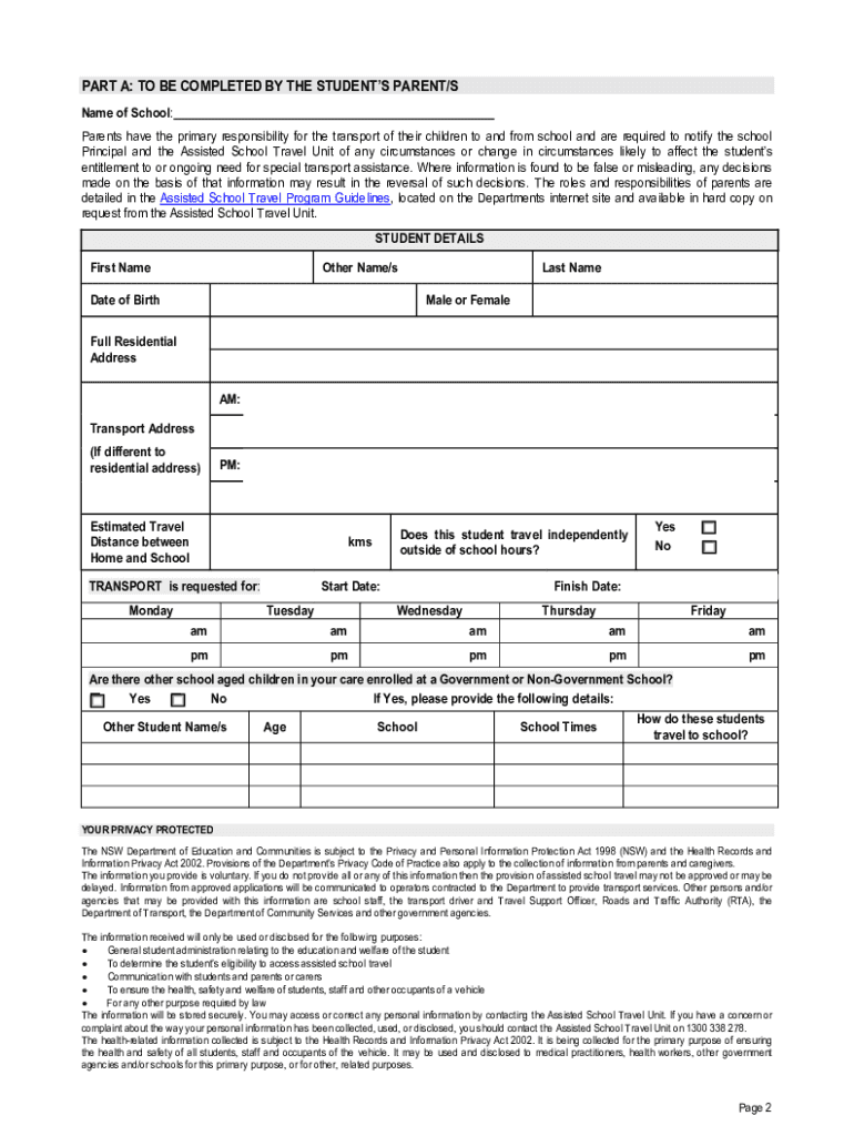 Astp Application  Form