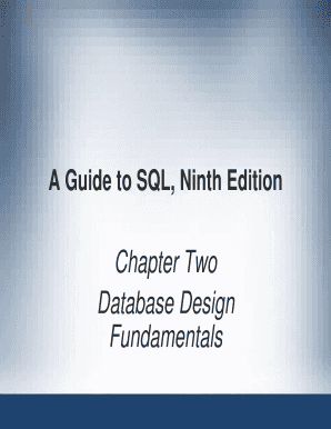 A Guide to Sql 9th Edition PDF Download  Form