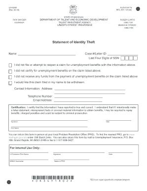  What is a 6349 Form for Unemployment 2018