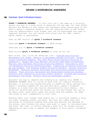 Spark 3 Workbook Answers  Form