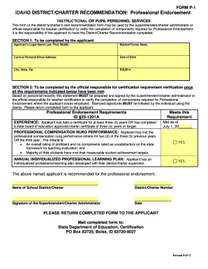  Form B6, Profession Experience Report for Educators 2021