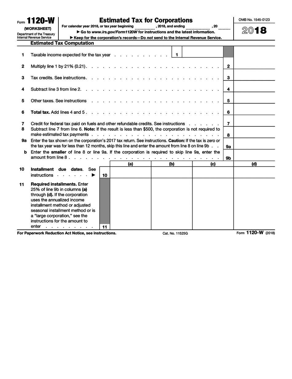  Irs Tax Tables 2018