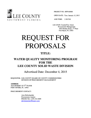 Rfp Cover Page  Form