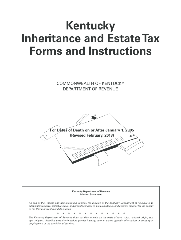  Kentucky Inheritance Tax Forms 2018-2024