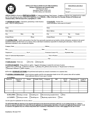  IL Application for Permit for Installation 2013-2024