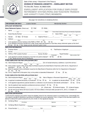 Nj Application Pers  Form