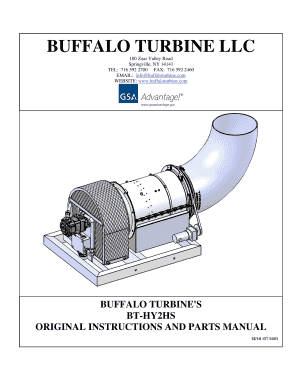 Buffalo Turbine Parts  Form