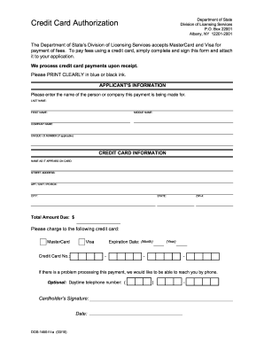 Printable Blank Credit Card Forms - Fill Out and Sign Printable PDF Template  | signNow