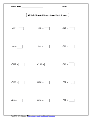Mathworksheets4kids  Form