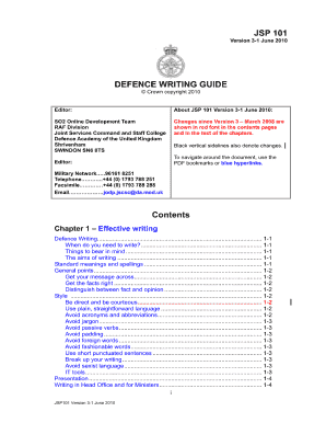 Defence Writing Guide  Form