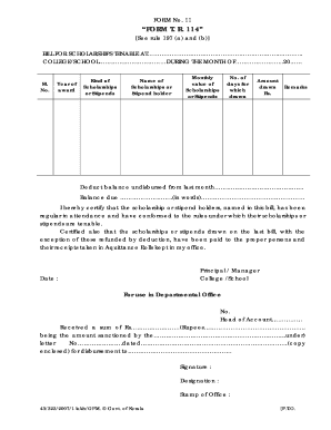 Fisherman Scholarship Application Form