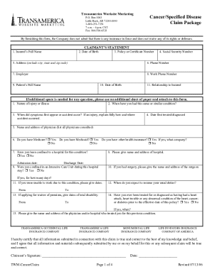 Transamerica Worksite Marketing  Form