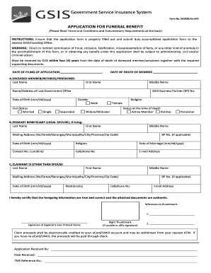 Gsis Form