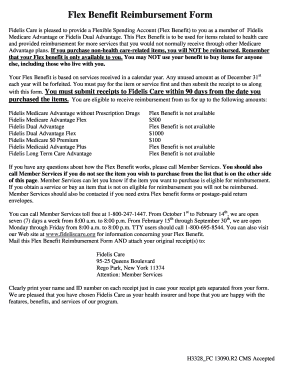  Fidelis Reimbursement Form 2014