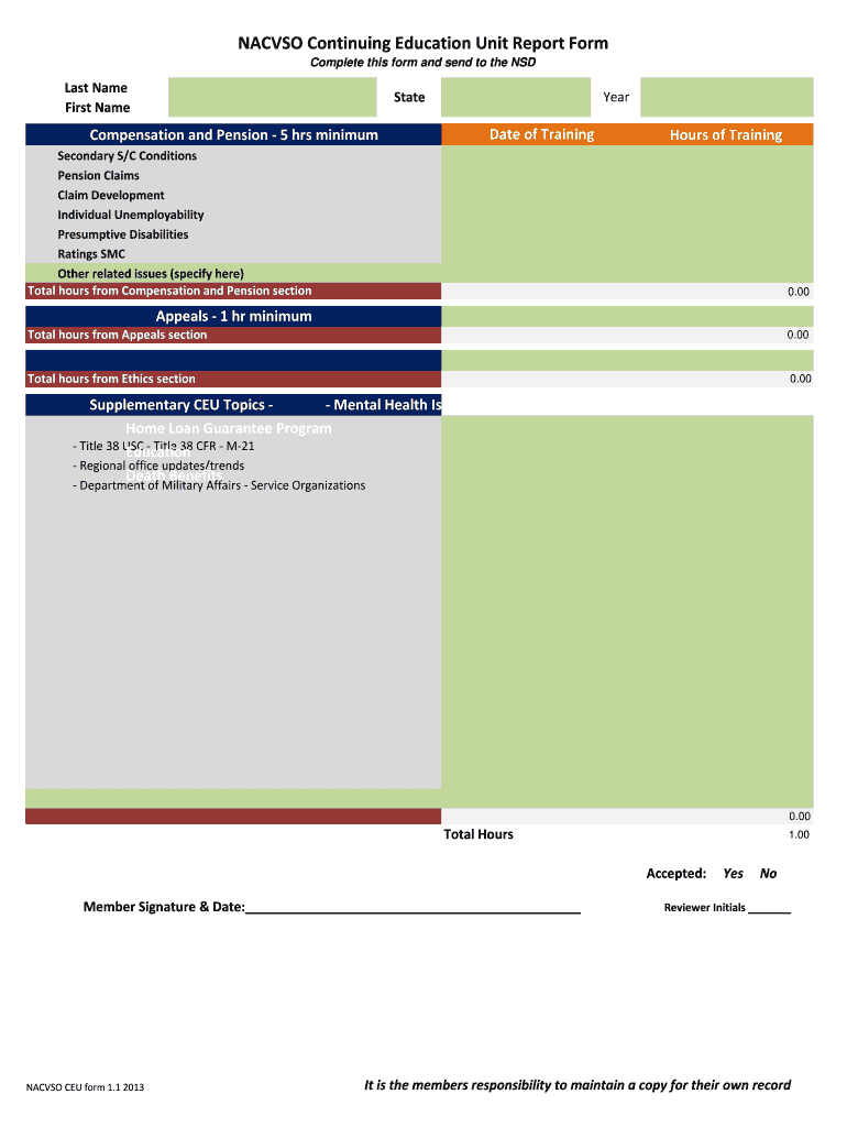  Complete This Form and Send to the NSD  Nacvso Org 2013-2024