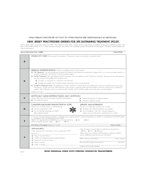 Polst Form New Jersey