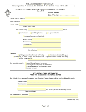 M2 Form Archdiocese of Cincinnati Catholiccincinnati