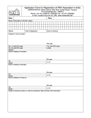 Norka Registration Details in Malayalam  Form
