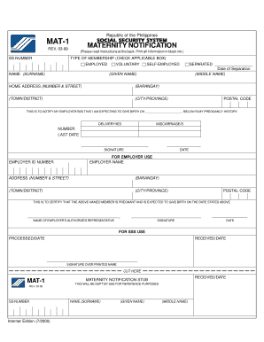 Mat 1 Form