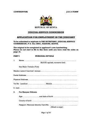 Judiciary Jobs  Form