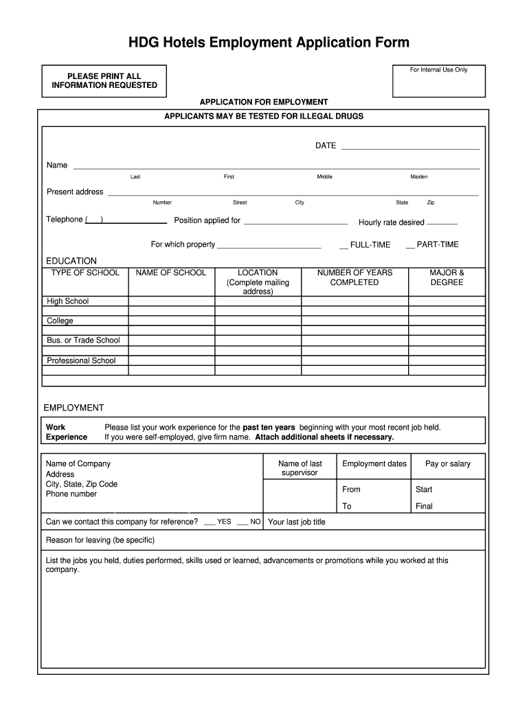 Hdg Application  Form