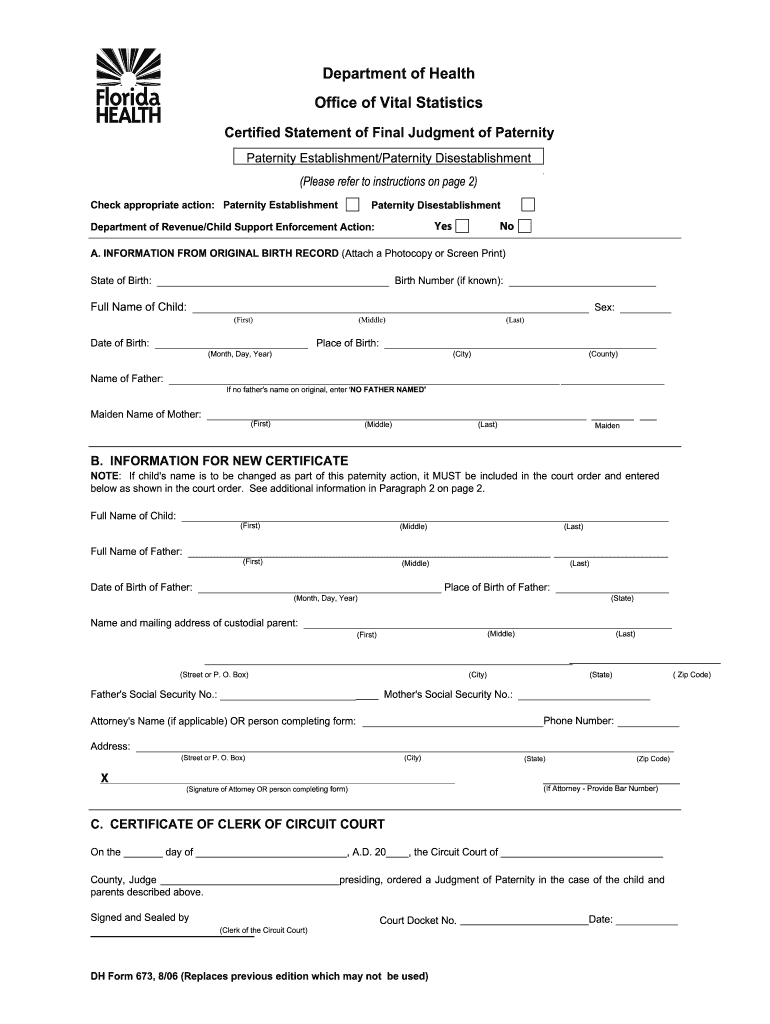 Dh 673  Form