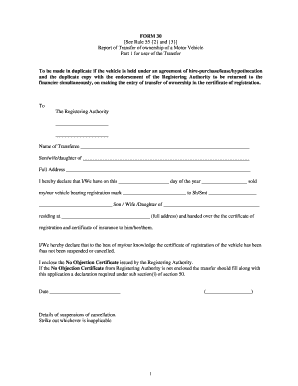 Form 30 See Rule 55 2 and 3