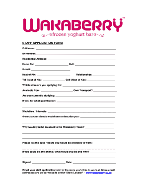 Jobs at Wakabbery  Form