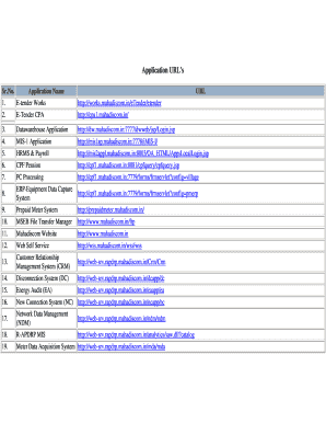 Rapdrp Links  Form