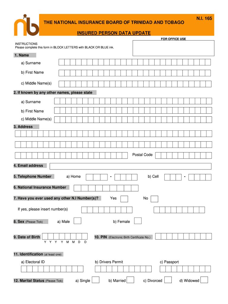 Nib Appointment  Form