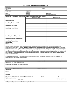 19 New American funds beneficiary designation form for Kids