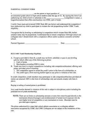 Usb C Parental Consent Form