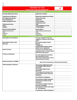 Transnet Jobs Application Forms