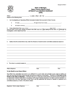 Warrant Search Printable  Form