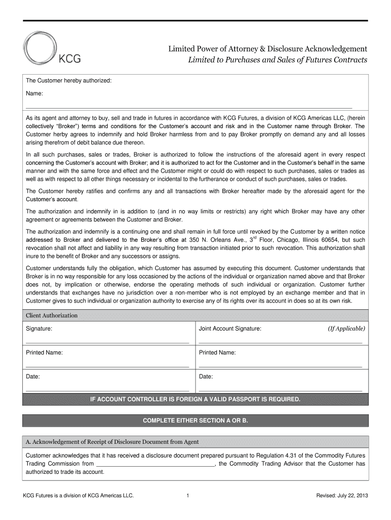  Power of Attorney  the PRICE Futures Group, Inc 2013-2024