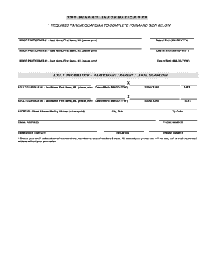 Resort Waiver Form