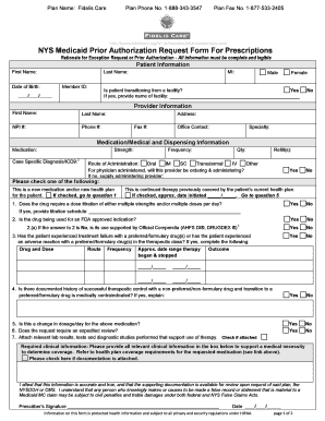 Fidelis HIPAA Form