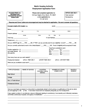  Fillable Practice Job Application 2011-2024