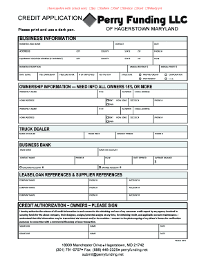 Perry Funding Llc  Form