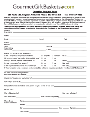 Dutch Bros Donation Request  Form