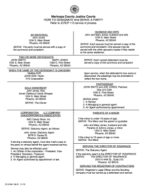  Maricopa Small Claims Court Form 2013