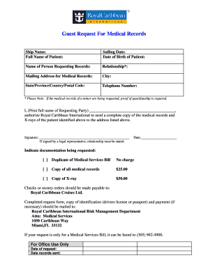 Royal Caribbean Pregnancy Form